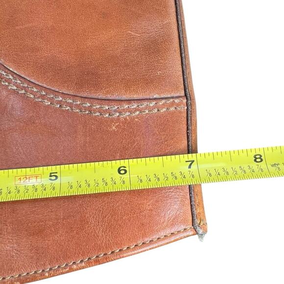 Vintage 70’s Bort Carleton Women Brown Leather Campus Boots Size US 7 - Picture 11 of 13